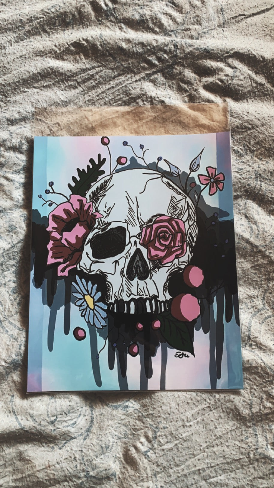 Floral Skull