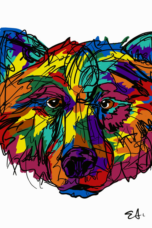 Colourful Bear